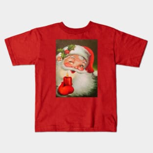 Sant Claus Winking Kids T-Shirt